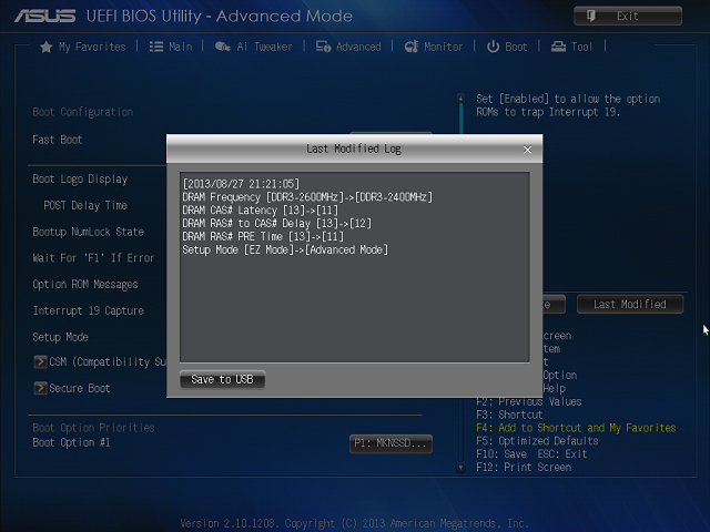 BIOS - Last Modified