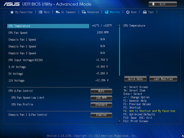 BIOS - Monitoring